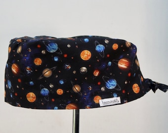 Space Scrub Cap - scrub hat australia, scrub cap australia, cute scrub hat