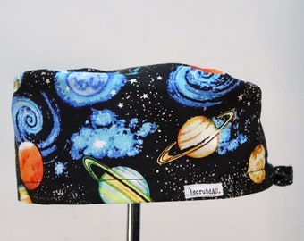 Space Scrub Cap - scrub hat australia, scrub cap australia, cute scrub hat