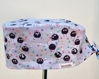 Studio Ghibli Soot Scrub Cap - scrub hat australia, scrub cap australia, mens scrub hat, scrub hat anime, cute scrub hat