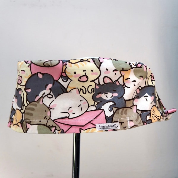 Gorro quirúrgico de gato - gorro quirúrgico australia, gorro quirúrgico australia, gorro quirúrgico bonito, gorro quirúrgico de animal