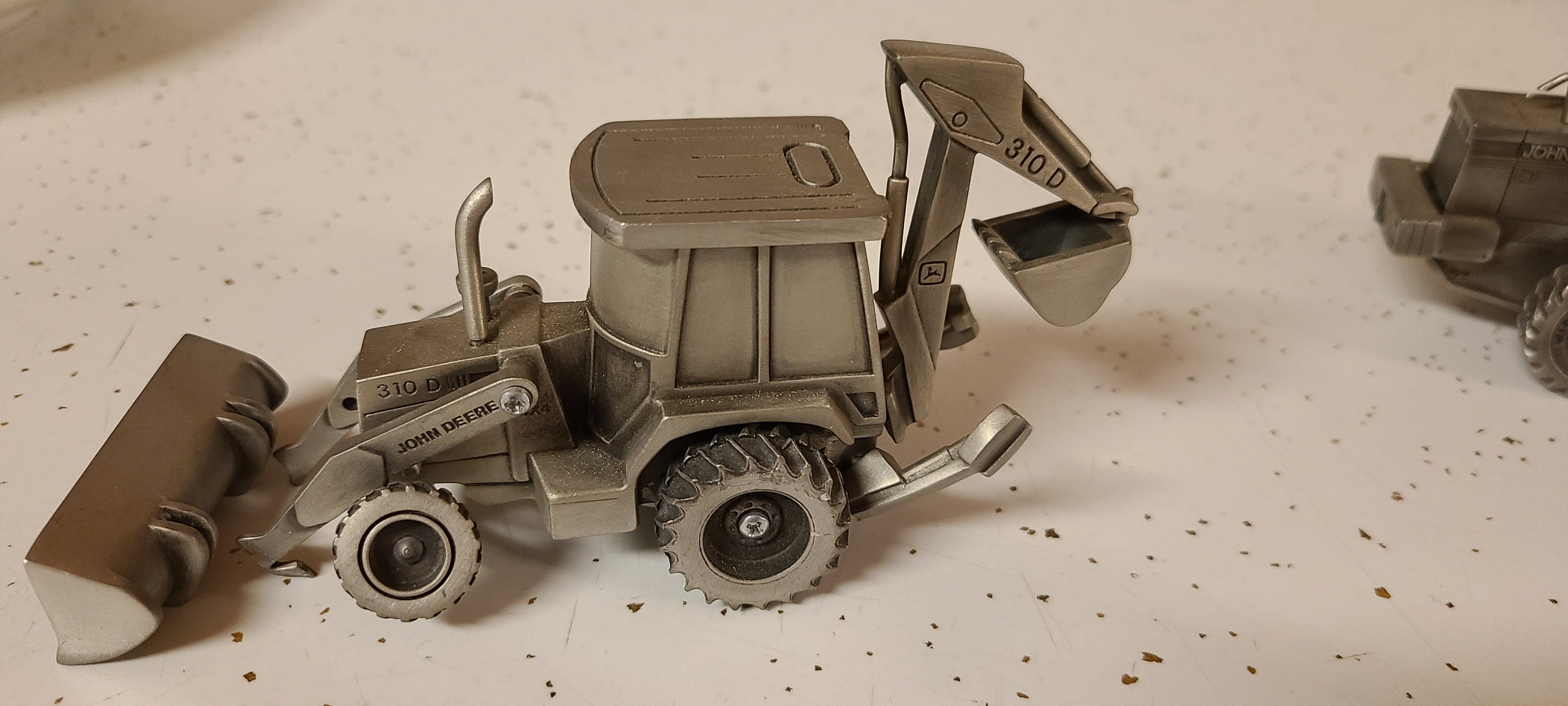 John Deere Hard Hat Collection Pewter Toys Etsy