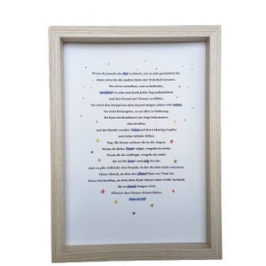 Sternenkind   Trauergeschenk   Stille Geburt    Trauerposter