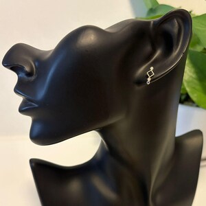 Pendientes Blanco y negro