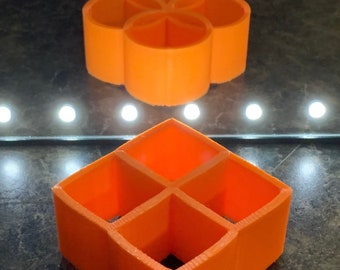 Optical Illusion Desk Topper: Ambiguous Squares to Cylinders