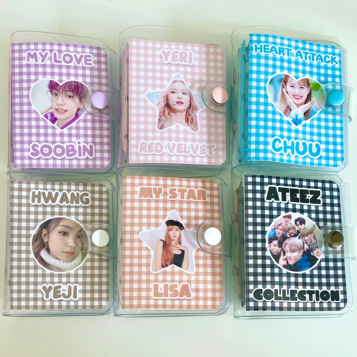 CUSTOM Mini 3 Ring Kpop Photocard Binder Cover Journal Planner Etsy UK