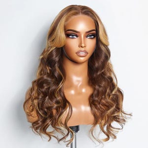 24 Inches 5&quot;x5&quot; Body Wavy Ready To Wear Glueless #4/27 Lace Closure Wig-100% Human Hair