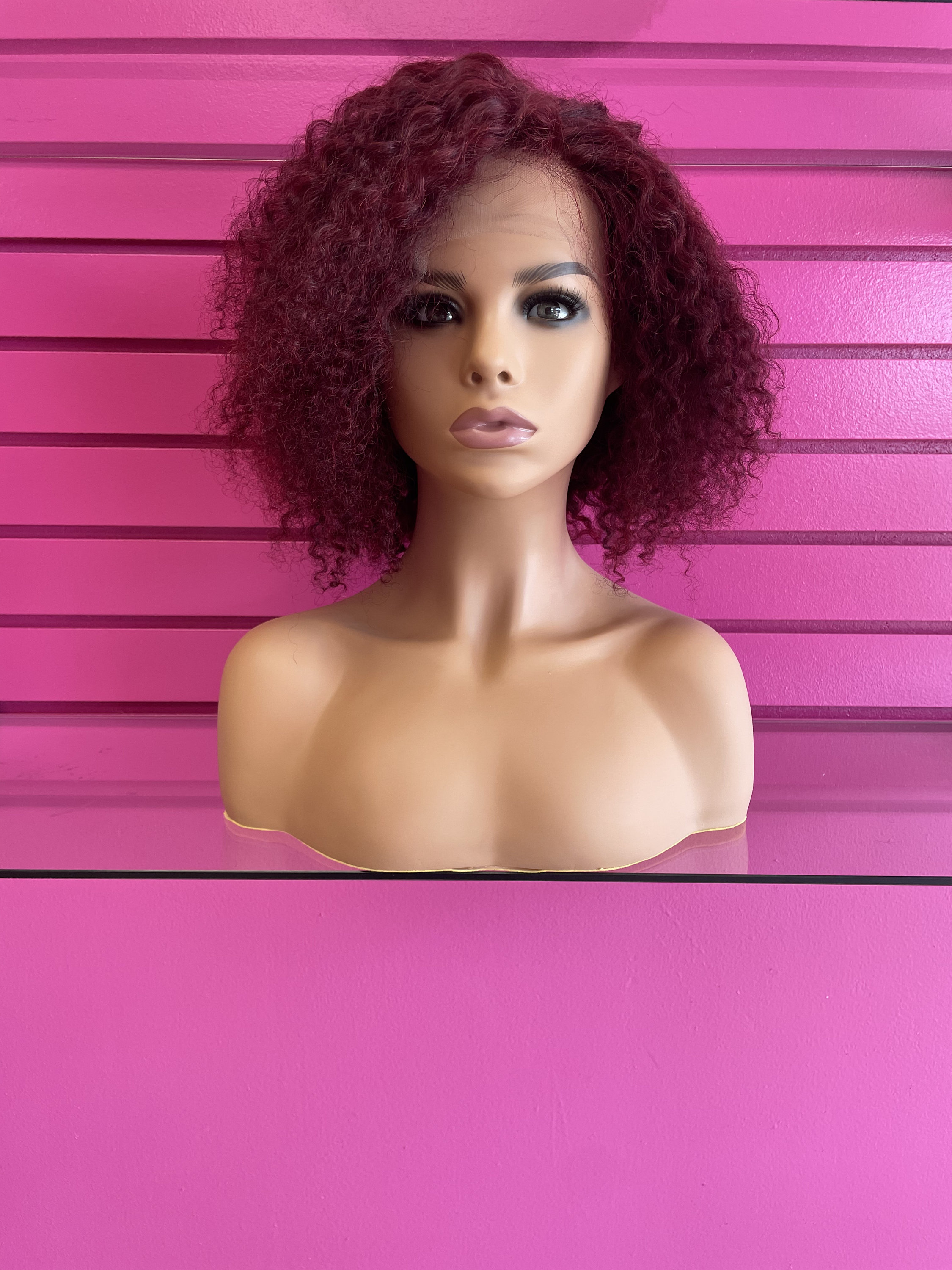 Curly Lace Wigs Front Lace Wigs Lace Front Wigs Deep Curl Wigs Etsy UK