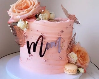 Mom/Mum/Mama cake charm