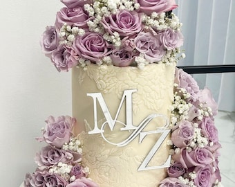 Initials Cake Charm