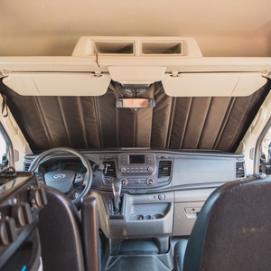 Ford Transit // Insulated window cover campervan, windshield