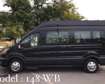 Ford Transit // Insulated window covers - passenger van, medium/high roof (side windows)