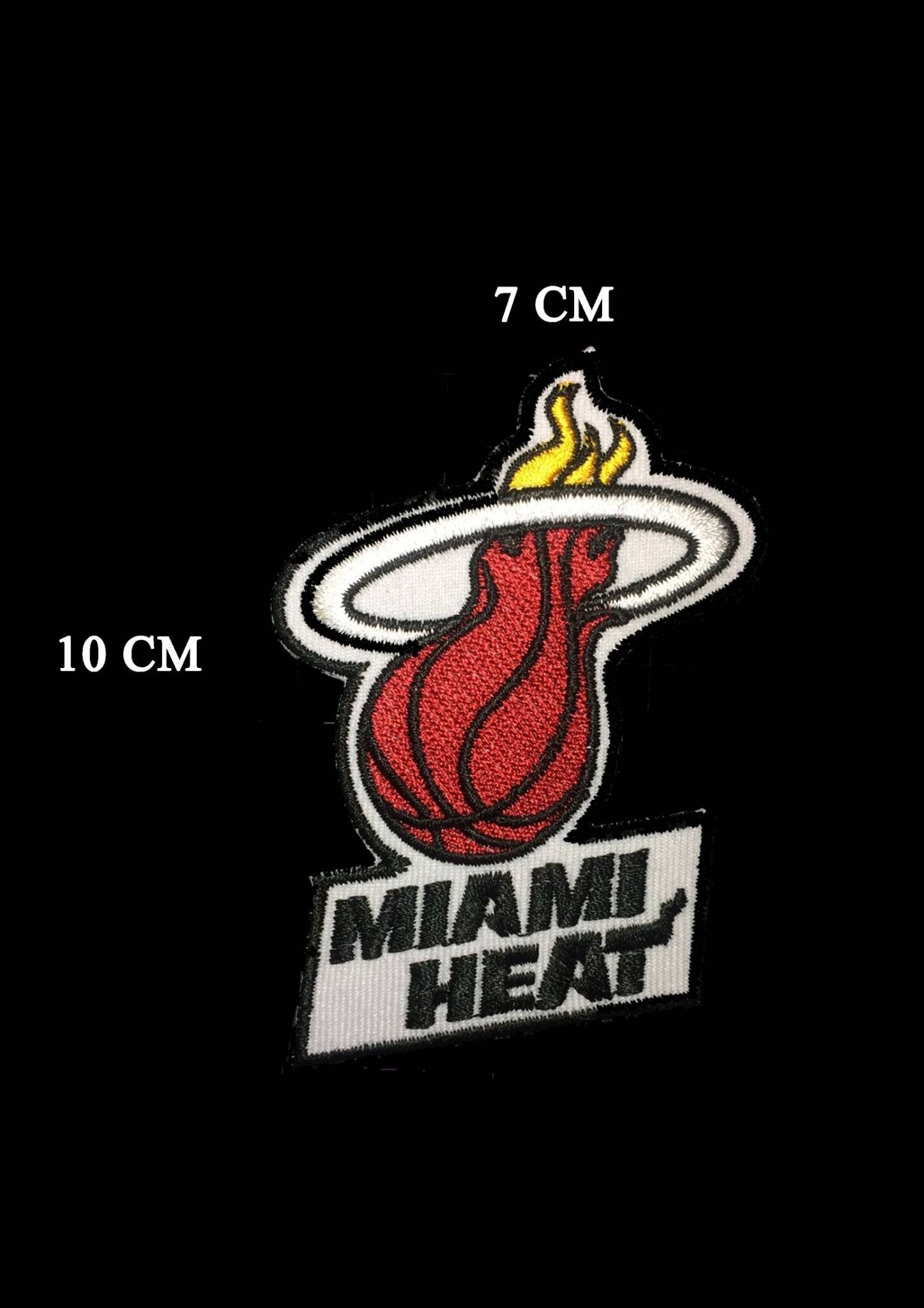 Iron On Patch Miami Heat Patch/Logo Embroidered Iron On Sew On Etsy