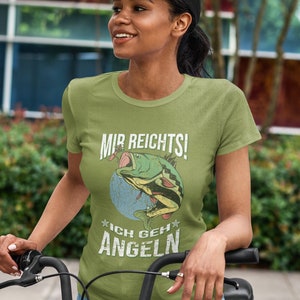 Mir Reichts Ich Geh Angeln // Camiseta Unisex Baumwoll // Schwere Qualität imagen 4