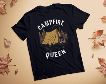 Campfire Queen - Tent - Forest - Nature // Women's Favorite Tee