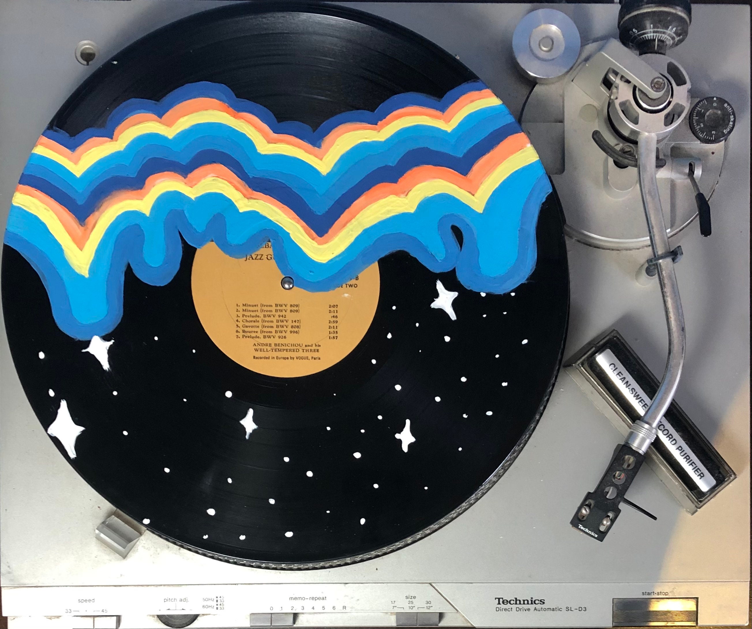 Aesthetic Vinyl Star Drip Record - Etsy Canada