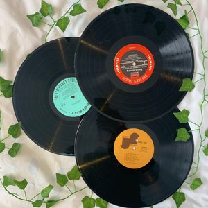 Vintage Vinyl records for decor/crafting