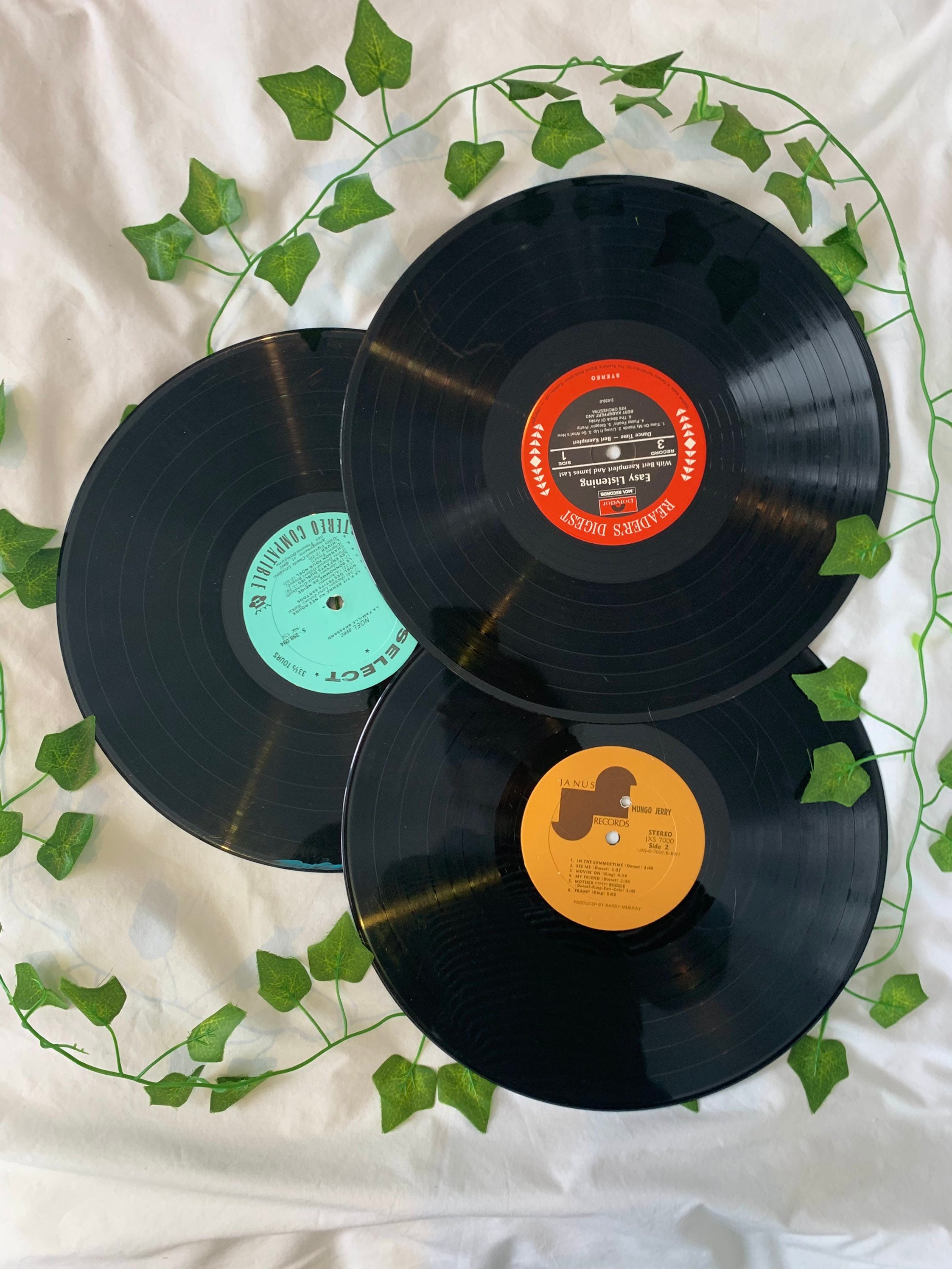 Discos de vinilo vintage para craftingdécor -  México