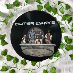 Outer Banks Vinyl Record painting