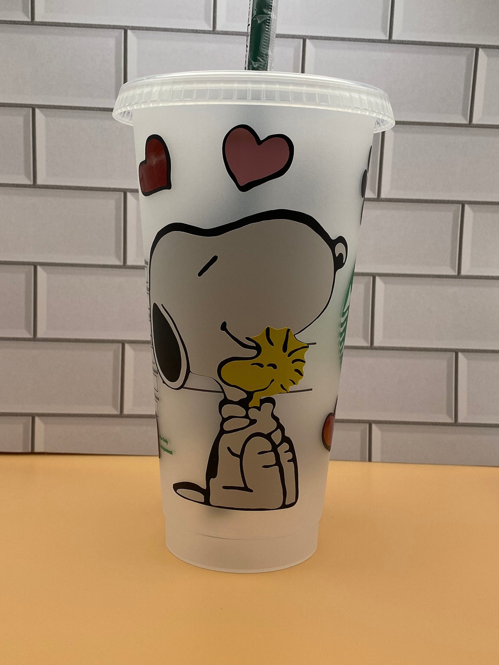 Snoopy Starbucks Cup Etsy