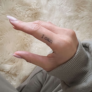 4 Tatuagens Semipermanentes com Frases/ Tatuagens de 2 Semanas/ Tatuagens Falsas/ Henna Jagua/ Tatuagens Temporárias/ Afirmações Diárias/ Mentalidade Positiva/ Tatuagens com Frases