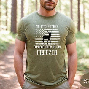 Funny Deer Hunting Dad Shirt: American Flag Hunter Tee