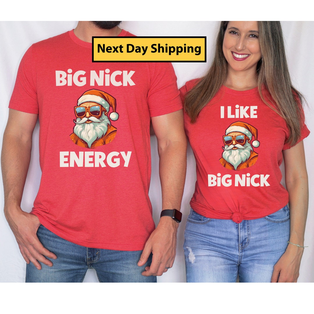 Funny Couple Christmas Shirt NEXT DAY SHIPPING Funny Santa Hoodie, Big