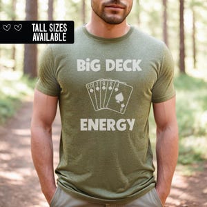 Camiseta engraçada de pôquer: Entrega EXPRESSA - Jogo de cartas Big Deck Energy - Presente para jogador de pôquer - Camiseta Magic the Gathering -