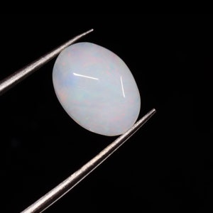 Natural Ethiopian Opal Rose Cut Slice | Fire Opal slice | Loose Opal Gemstone | Flat Back Opal Faceted Cut -1 Ct 11X8X3 MM ST-725