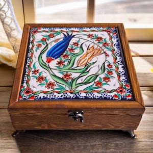飾壺　高取秞　銘入り　木箱入り　美品 殿破魔弓ケース～緑～43,000円(税込)間口29cm | 高木人形
