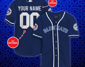 custom blue jays jersey