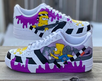 nike air force bart simpson