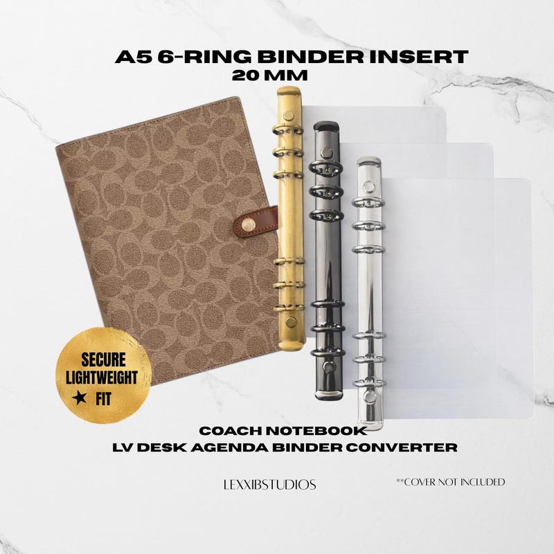 Binder Rings and Inserts - Etsy UK