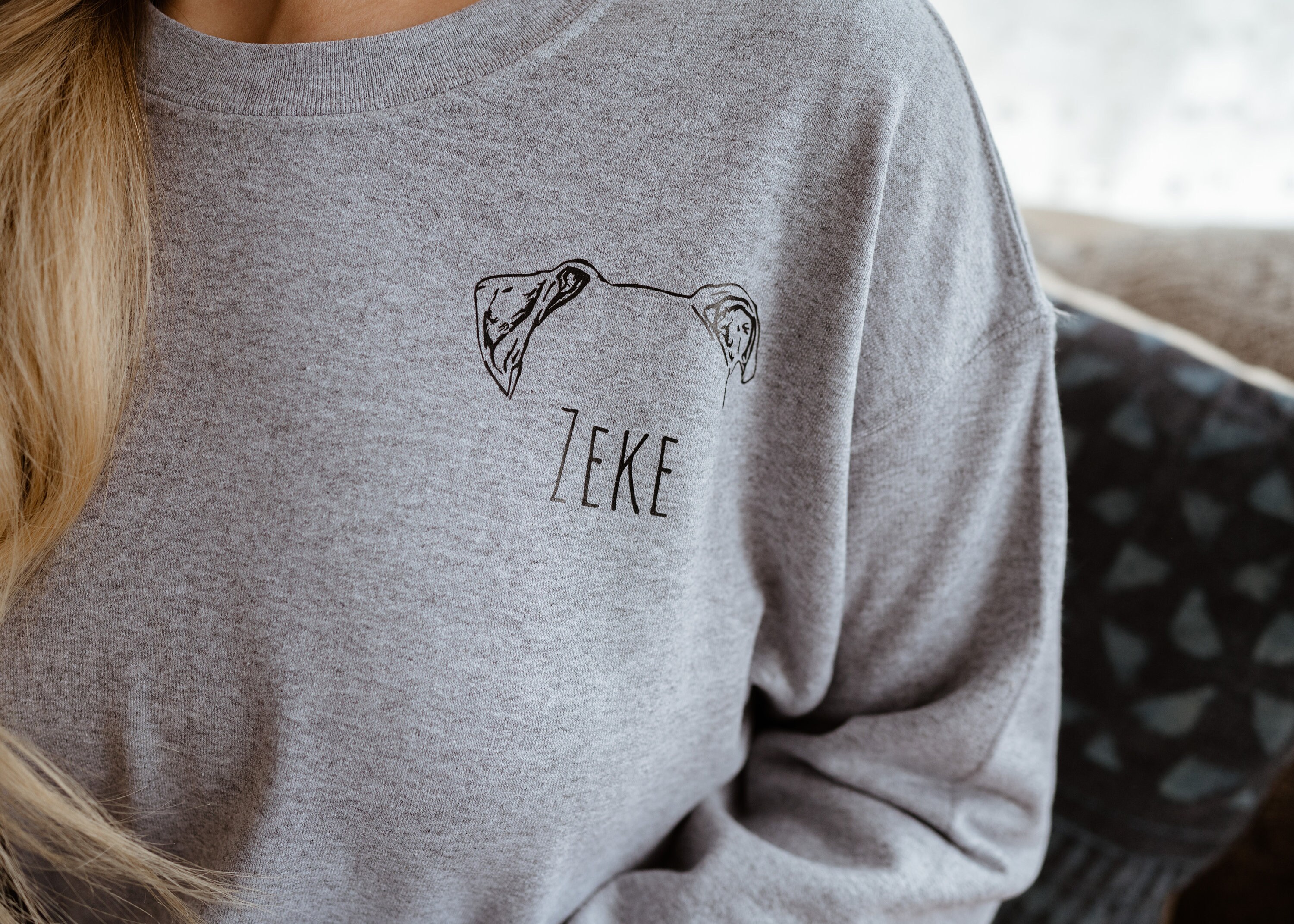 Custom Pet Outline Sweatshirt - Etsy