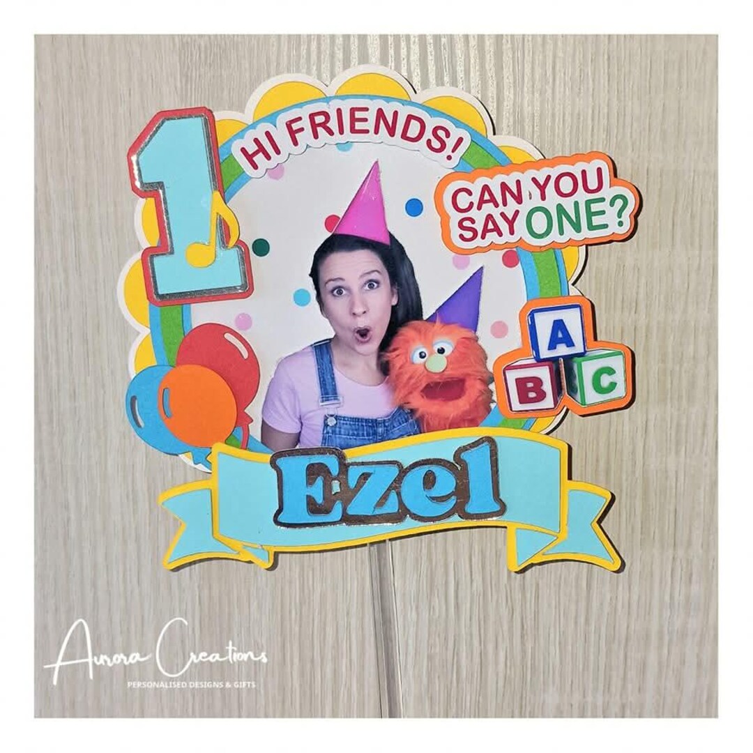 Ms Rachel Cake Topper, Rachel, Birthday, Ms Rachel Birthday Cake Topper ...