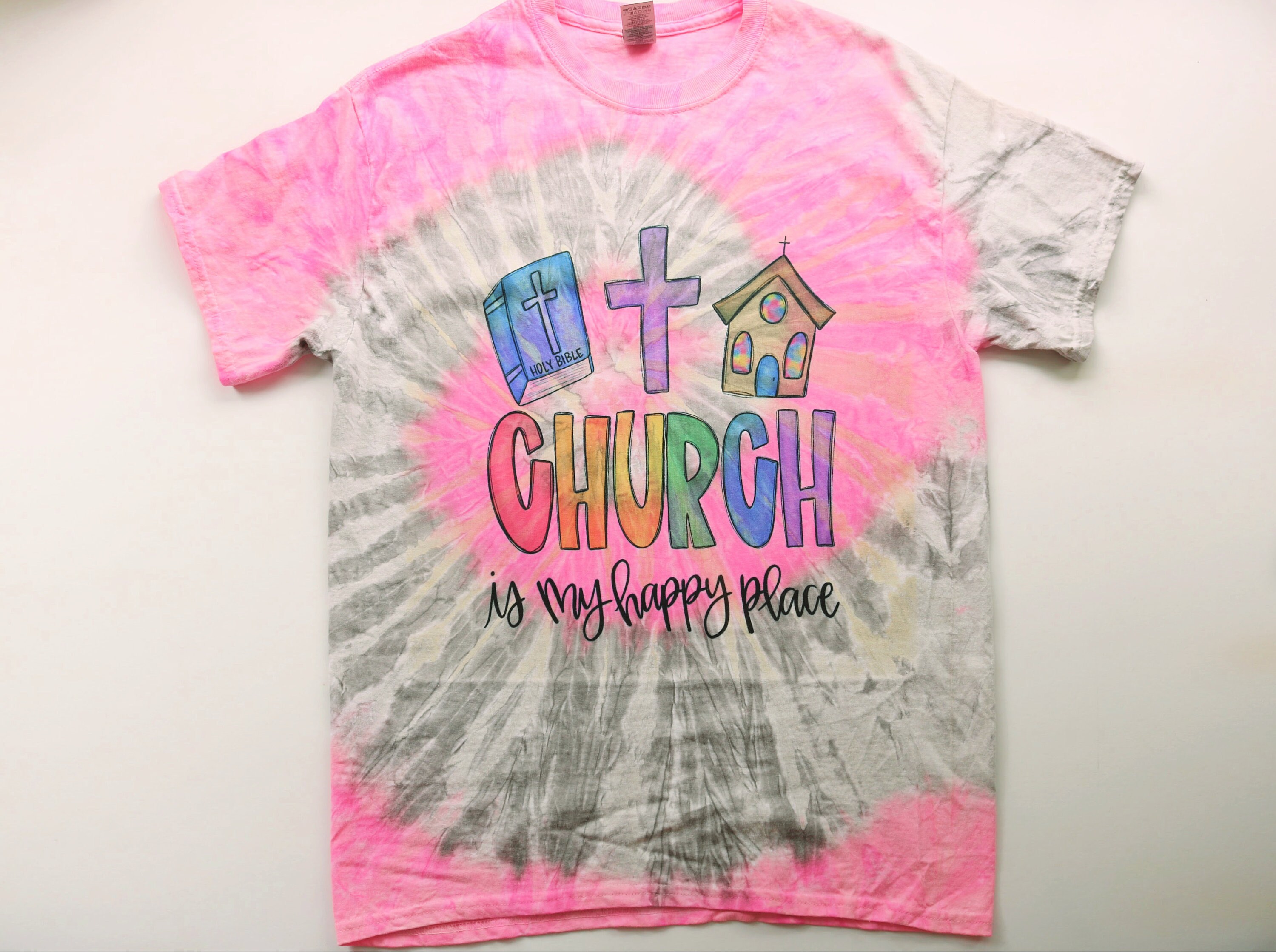 Tie Dye Shirt Church Shirt Christian Shirt Tie Dye Pastel Etsy