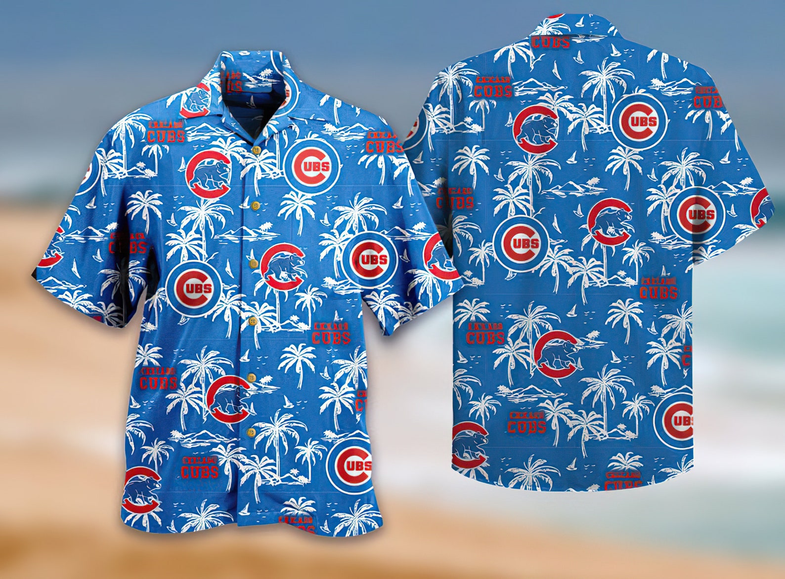 Chicago Cubs MLB Hawaiian Aloha Shirt-MLB Team Shirt-Hawaiian | Etsy