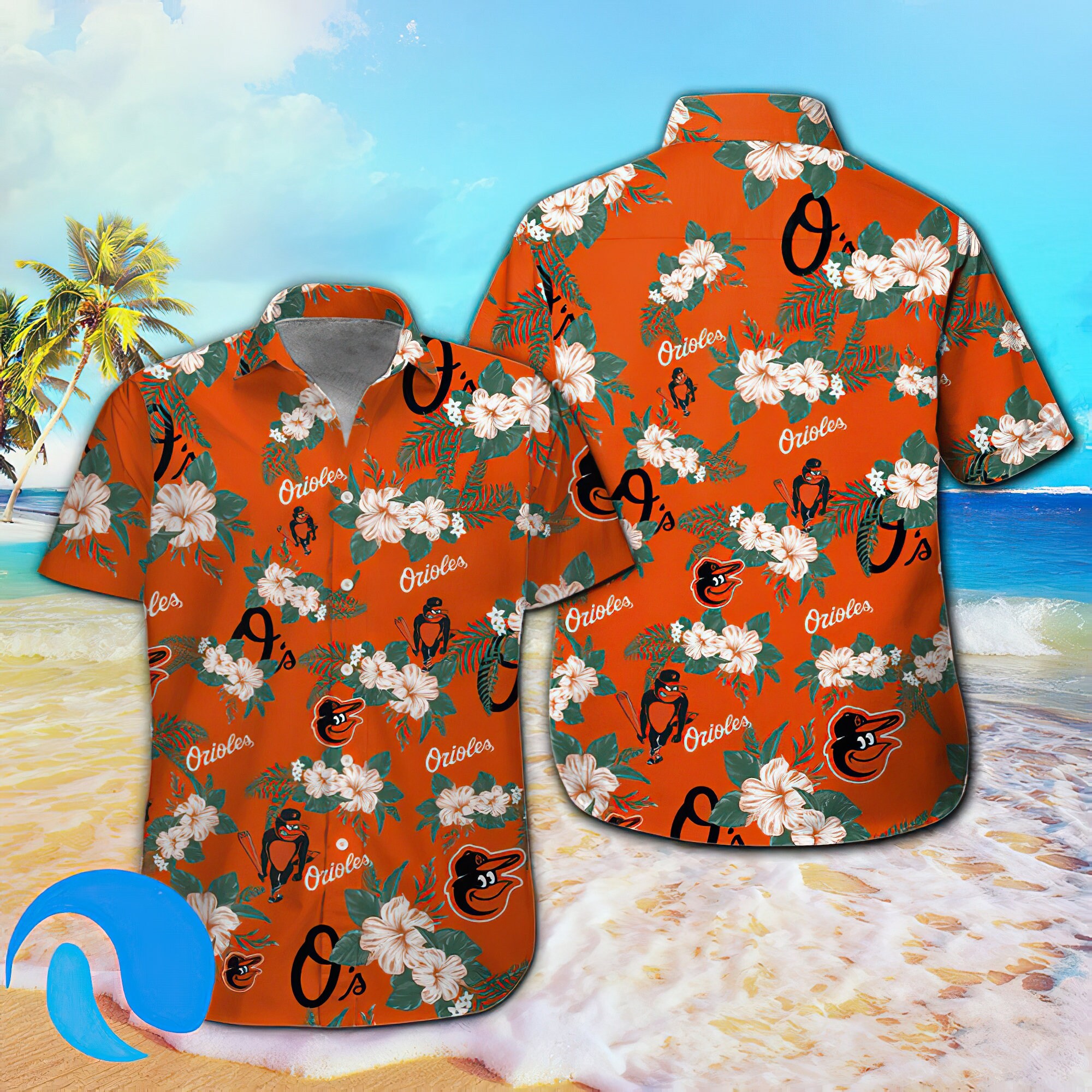 Hawaiian Shirt Orioles Men 2024 Orioles City Connect Hawaiian