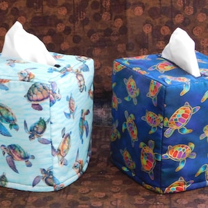 Turtle Tissue Box Cover