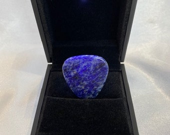 Guitar Pick Beautiful Blue Sodalite