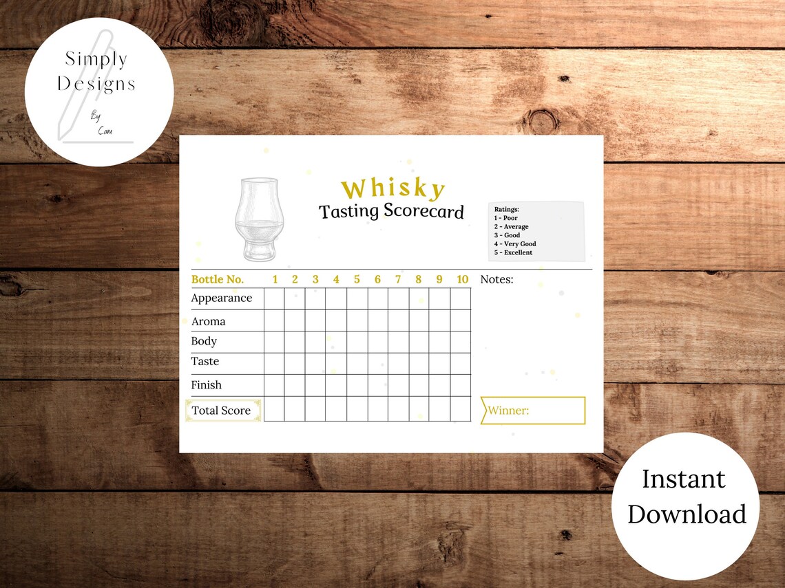 whisky-tasting-score-card-printable-instant-download-etsy