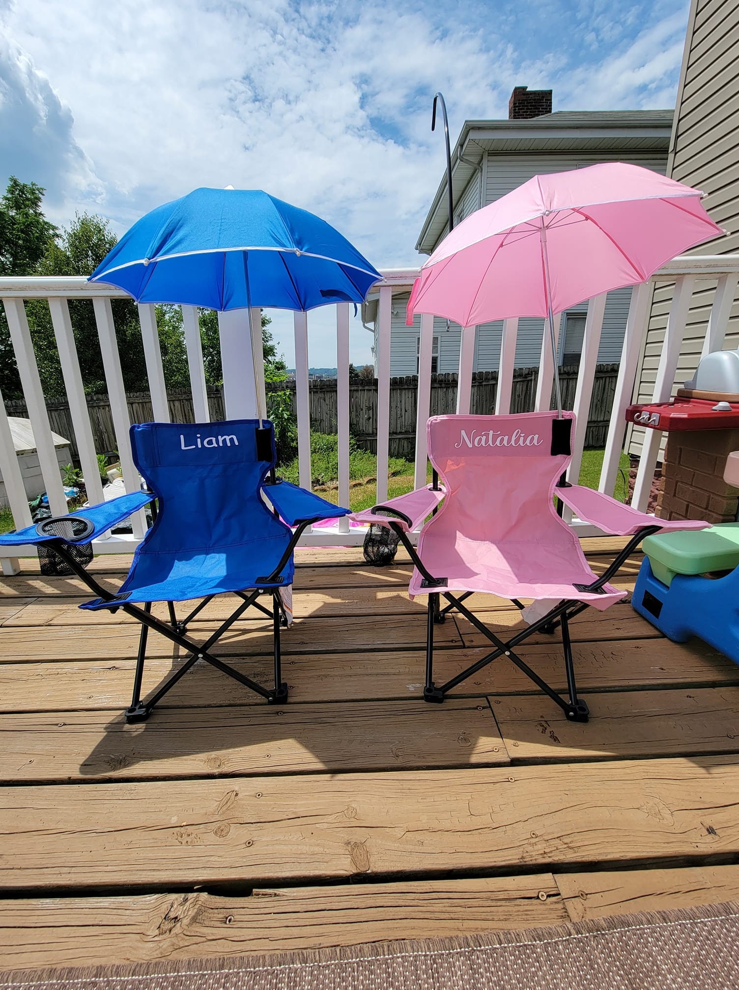Personalized camp chair with umbrella/ kids camp chair/ camp Etsy
