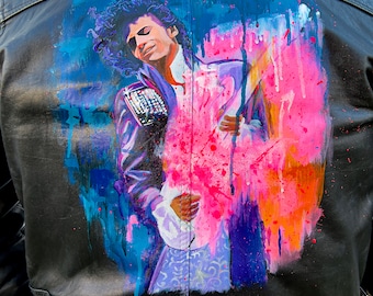 CUSTOM Hand-Painted Leather Jacket! / Customer provides the jacket