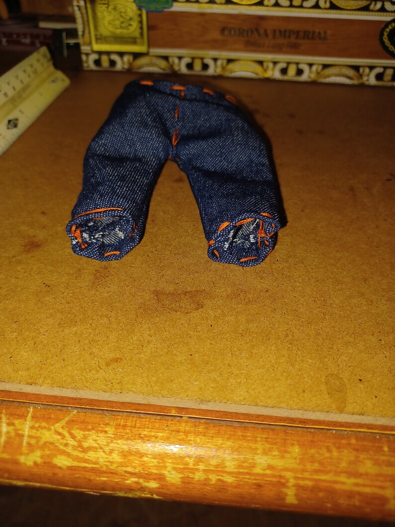 Fingerboard Blue Jean Pants Etsy
