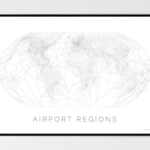 El mundo como distancia al aeropuerto