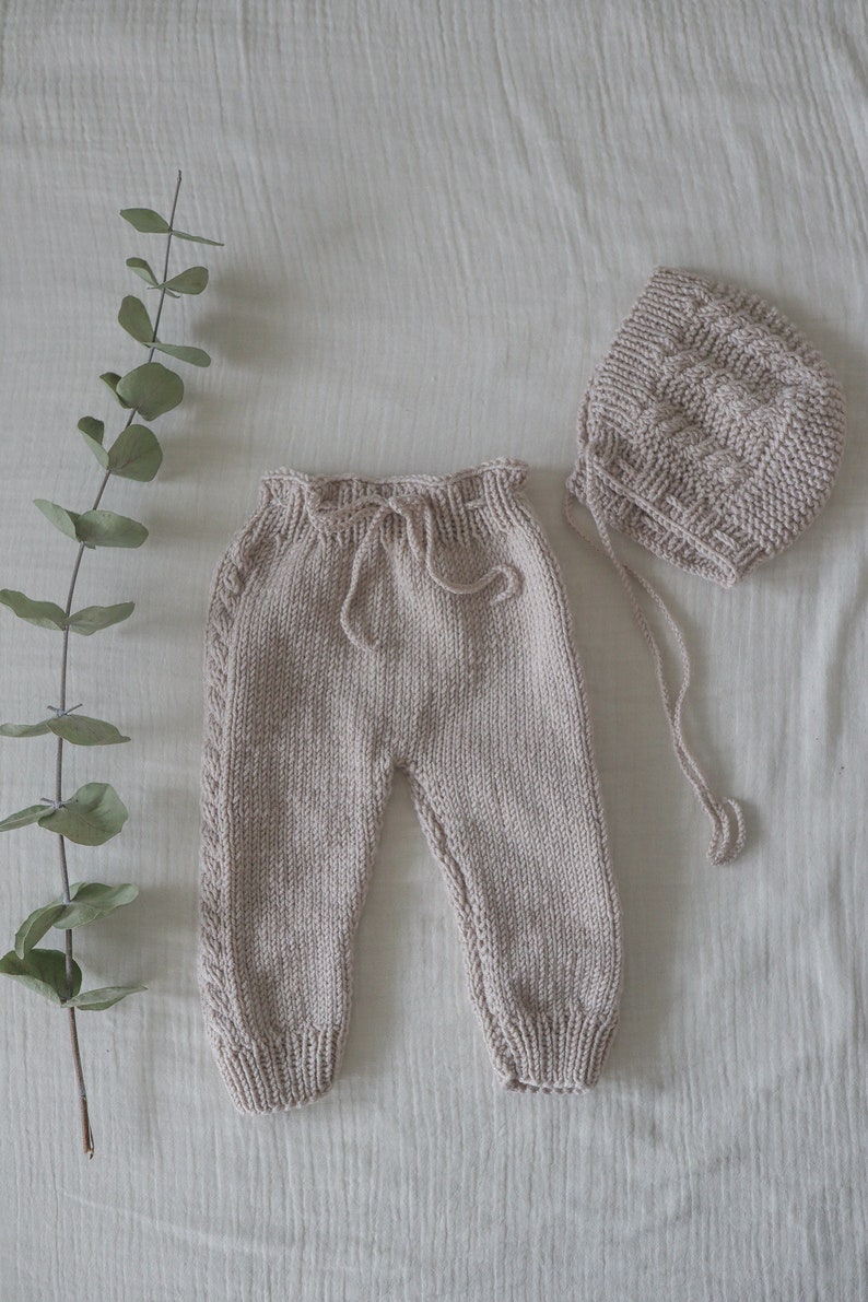 Knitwear Baby Set of 5, Knit Newborn outfit, Baby shower gift, Coming Home Outfit, Newborn girl outfit, Knit Baby Clothes, Baby Girl Clothes zdjęcie 10