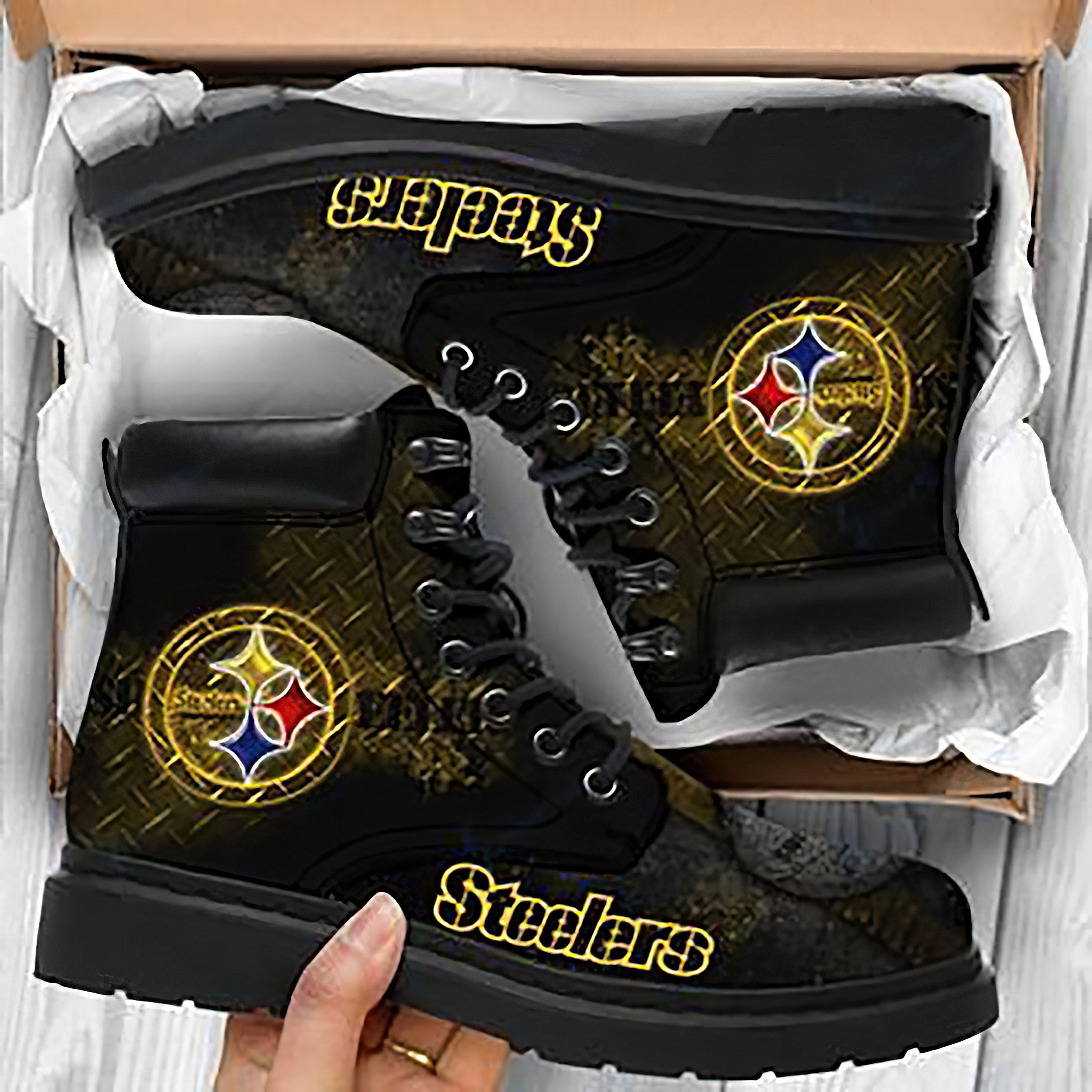 custom steelers shoes