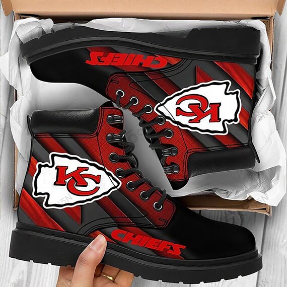 Kansas City Chiefs Custom Boots Shoes Design Handcrafted Etsy