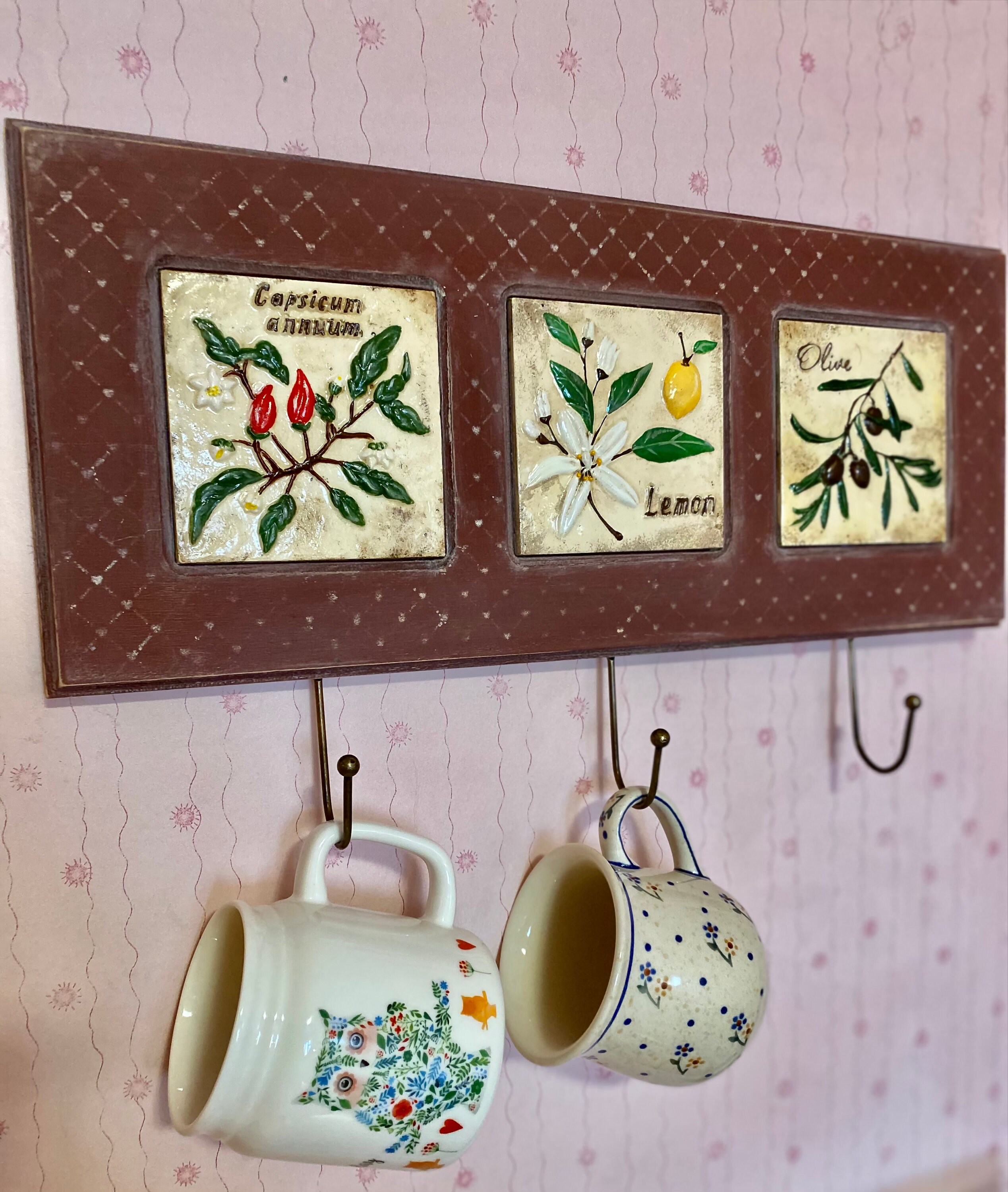 Wall hook tile hook kitchen wall arthome decor handmade Etsy