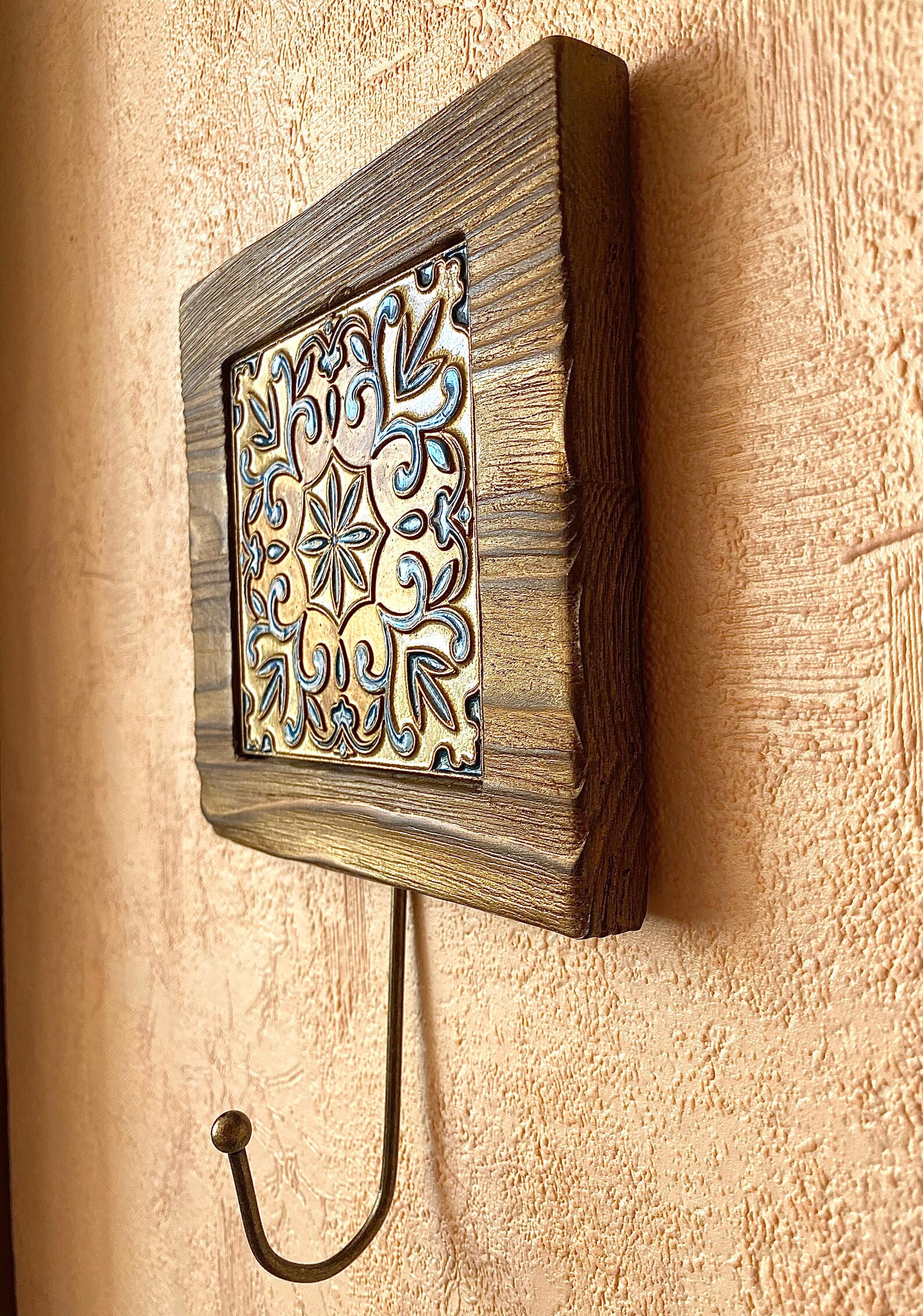 Wall hook tile hook kitchen wall arthome decor handmade Etsy