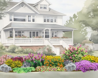 Invite Butterflies with our Full Sun Garden Design - Eco-Friendly, Curb Appeal Boost, Pollinator Paradise!